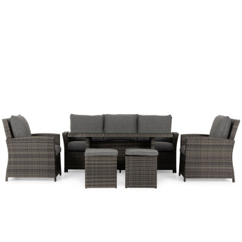 Maui Outdoor 6 Piece Lounge/Low Dining Set