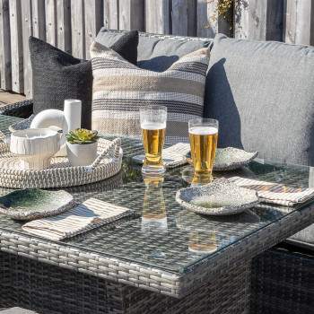 Maui Outdoor 6 Piece Lounge/Low Dining Set