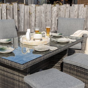 Maui Outdoor 6 Piece Lounge/Low Dining Set