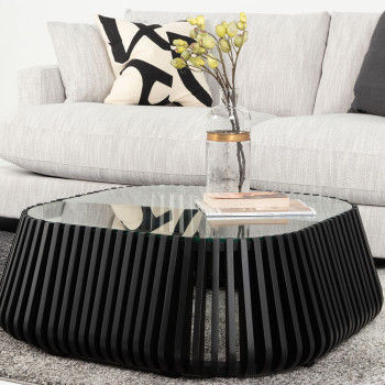Maya Low Coffee Table, Black