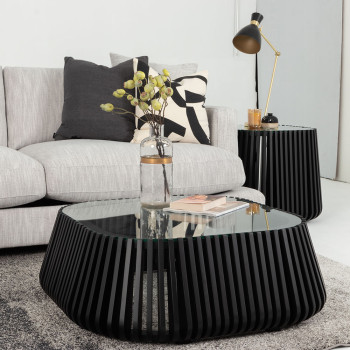 Maya Low Coffee Table, Black
