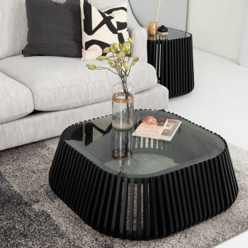 Maya Low Coffee Table, Black