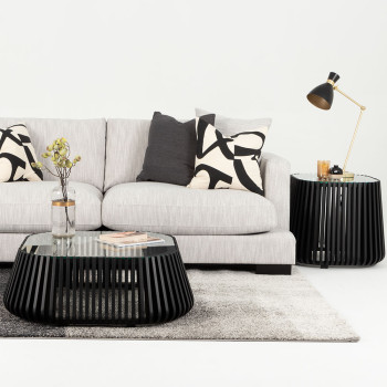 Maya Low Coffee Table, Black