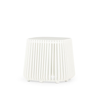 Maya Marble Side Table, White