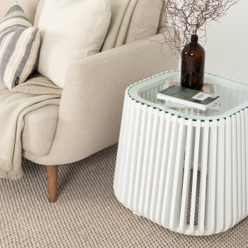 Maya Side Table, White