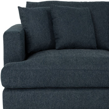 Mayfield Modular 5 Seater Sofa With Ottoman, Midnight Blue