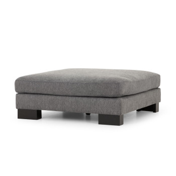 Mayfield Ottoman, Dark Grey