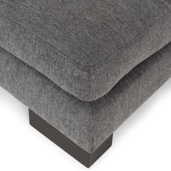 Mayfield Ottoman, Dark Grey