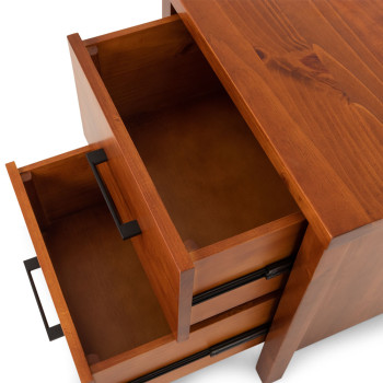 Miller 2 Drawer Bedside, Light