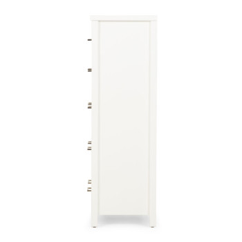 Miller 7 Drawer Tallboy, White