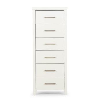 Miller 6 Drawer Lingerie, White
