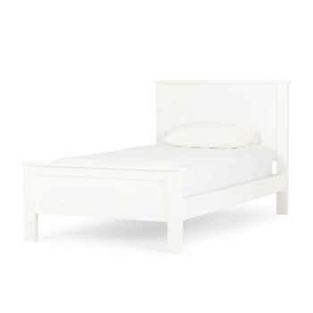 Miller King Single Bed Frame, White