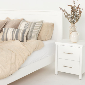 Miller Queen Bed Frame, White