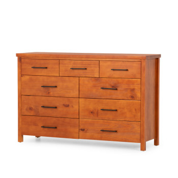 Miller 9 Drawer Lowboy, Light