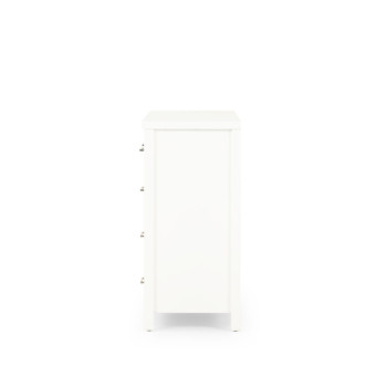 Miller 9 Drawer Lowboy, White