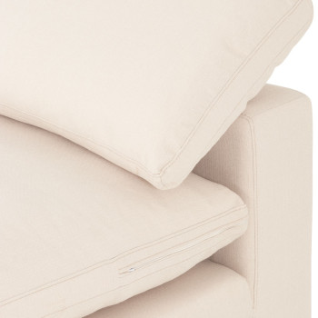 Marlo Modular 1.5 Seater Armless Sofa, Natural