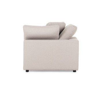 Marlo Modular Corner Seat, Light Grey