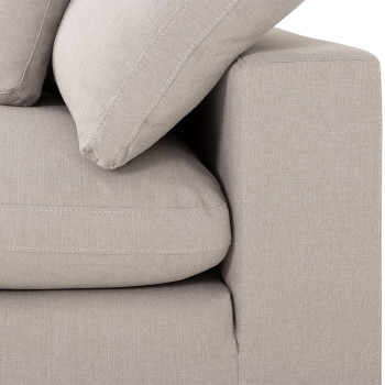 Marlo Modular Corner Seat, Light Grey