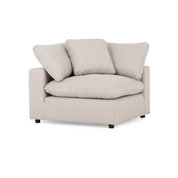 Marlo Modular Corner Seat, Light Grey