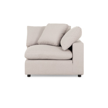 Marlo Modular Corner Seat, Light Grey
