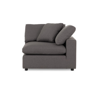 Marlo Modular Corner Seat, Dark Grey