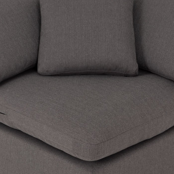 Marlo Modular Corner Seat, Dark Grey