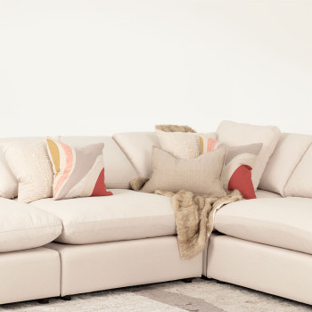 Marlo Modular Ottoman, Natural