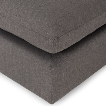 Marlo Modular Ottoman, Dark Grey