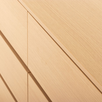 Myra 6 Drawer Lowboy KD, Light Oak