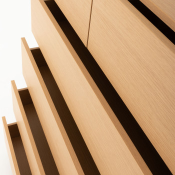 Myra 6 Drawer Tallboy, Light Oak