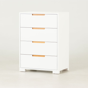 Nova 4 Drawer Chest - W60, White