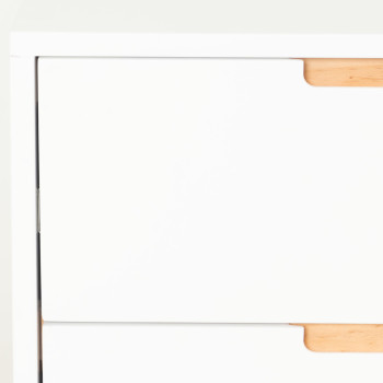 Nova 4 Drawer Chest - W60, White