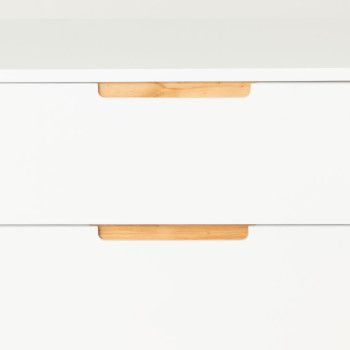 Nova 4 Drawer Chest - W80, White