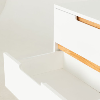 Nova 5 Drawer Chest - W60, White