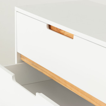 Nova 5 Drawer Chest - W80, White