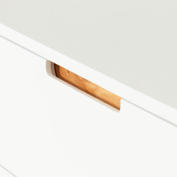 Nova 5 Drawer Chest - W80, White