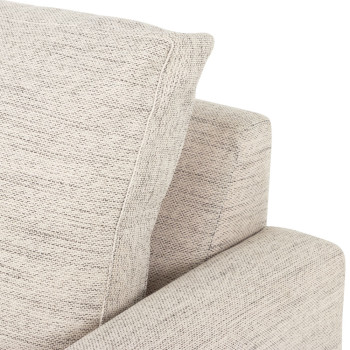 Paige 1 Seater Sofa, Brooklyn Oyster