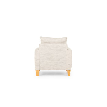 Paige 1 Seater Sofa, Brooklyn Oyster