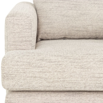 Paige 1 Seater Sofa, Brooklyn Oyster
