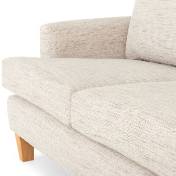 Paige 2 Seater Sofa, Brooklyn Oyster