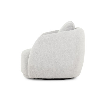 Laura Swivel Chair, Light Grey