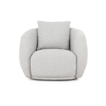 Laura Swivel Chair, Light Grey