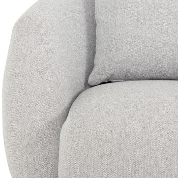 Laura Swivel Chair, Light Grey