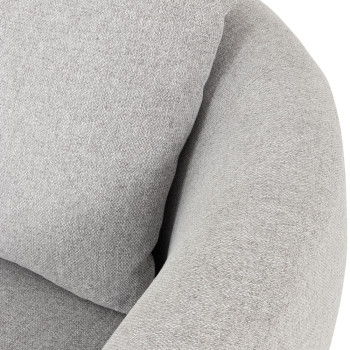 Laura Swivel Chair, Light Grey