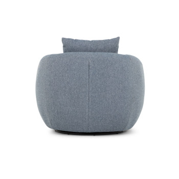 Laura Swivel Chair, Blue