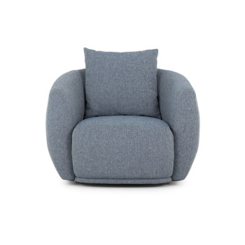 Laura Swivel Chair, Blue
