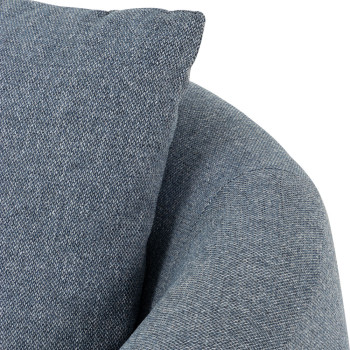 Laura Swivel Chair, Blue