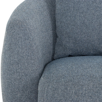 Laura Swivel Chair, Blue