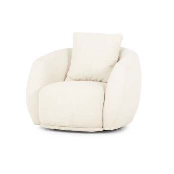 Laura Swivel Chair, Oatmeal