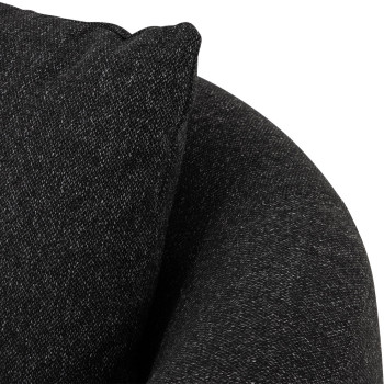 Laura Swivel Chair, Charcoal